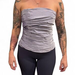 Scott McClintock Lavender Strapless Corset Top